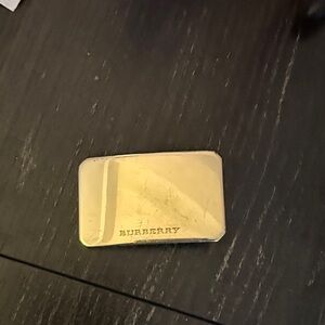 Burberry Shiny Gold Belt Buckle